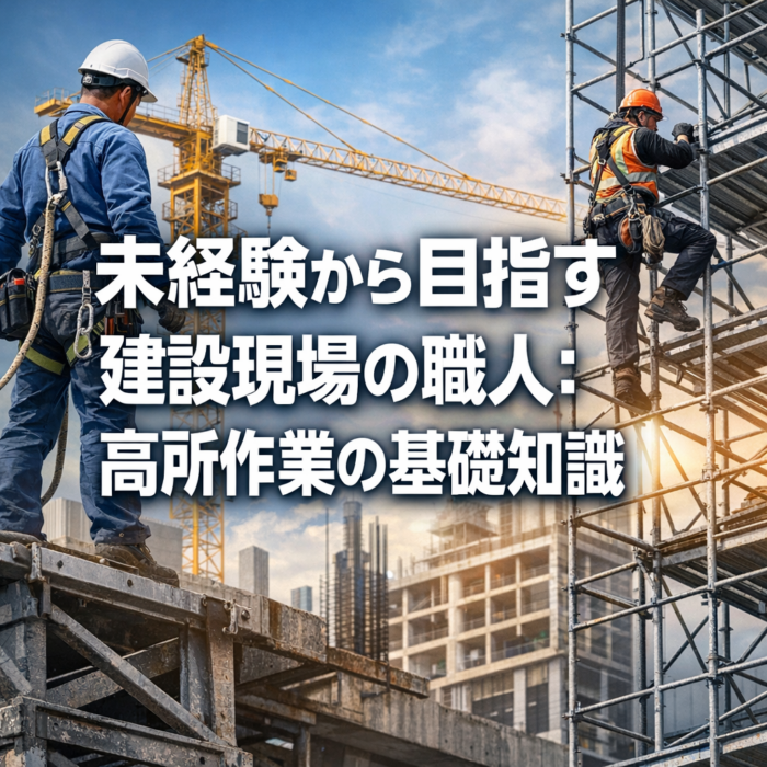 未経験から目指す建設現場の職人：高所作業の基礎知識