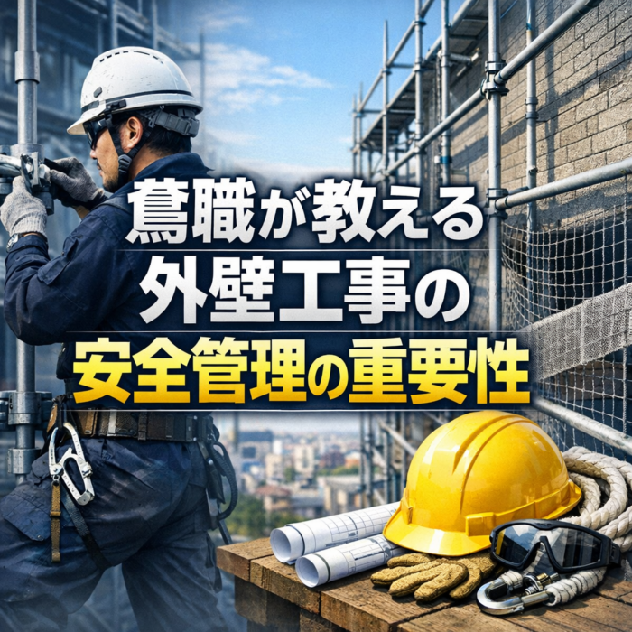 鳶職が教える外壁工事の安全管理の重要性