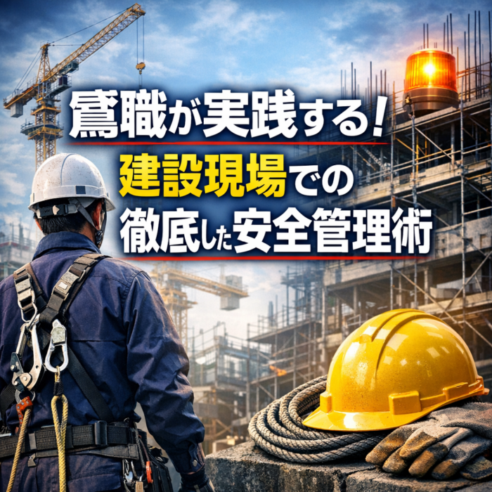 鳶職が実践する！建設現場での徹底した安全管理術